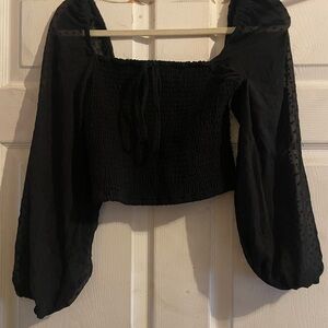 Elegant Black Women's Top